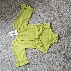 Light green girls romper (18‐24m)